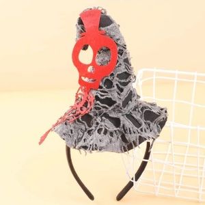 🧙‍♀️ Awesome Top Hat Skeleton Witch Hat Distressed Headdress Headband 🧙‍♀️